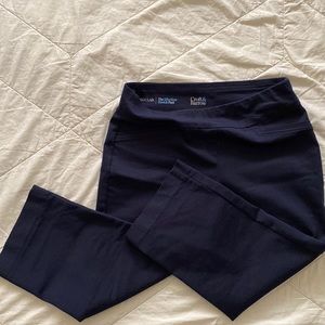 Croft & Barrow Navy 6 Regular Capris